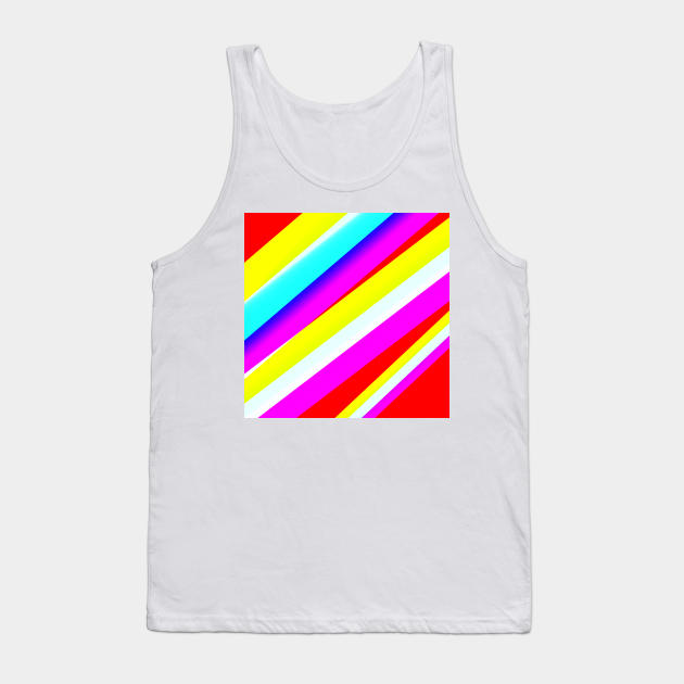 white yellow pink blue abstract texture Tank Top by Artistic_st